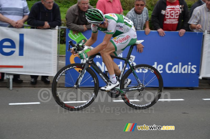 Cyril Lemoine (Sojasun) in de achtervolging (2)