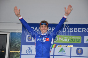 Arnaud Démare (FDJ.fr), content vainqueur du Grand Prix Isbergues (384x)