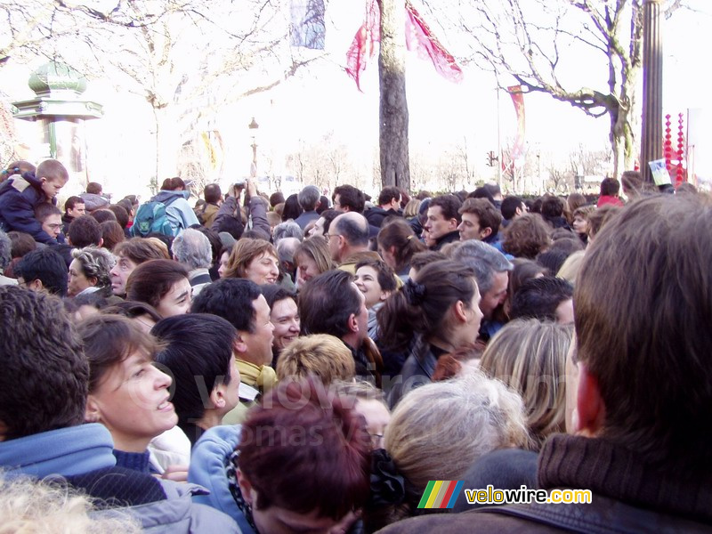 Une partie de la foule