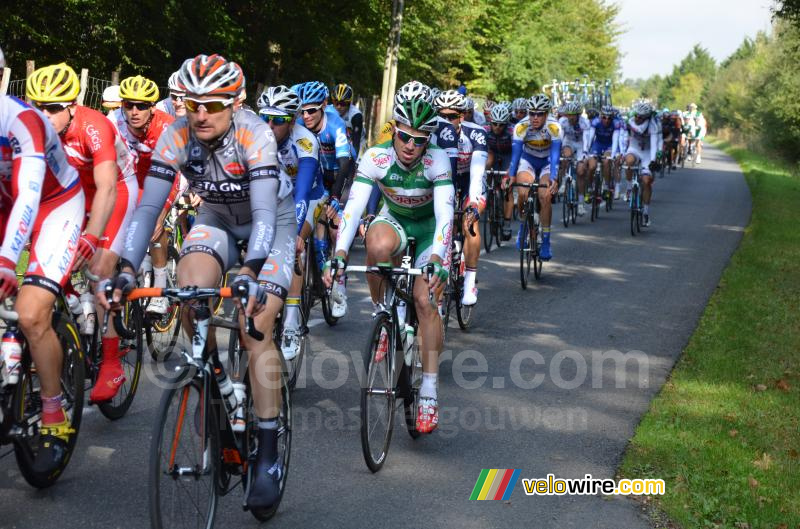 David Lelay (Sojasun) dans le peloton