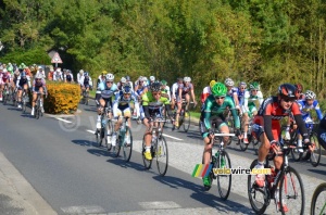 The peloton in Possé-sur-Cisse (6) (380x)