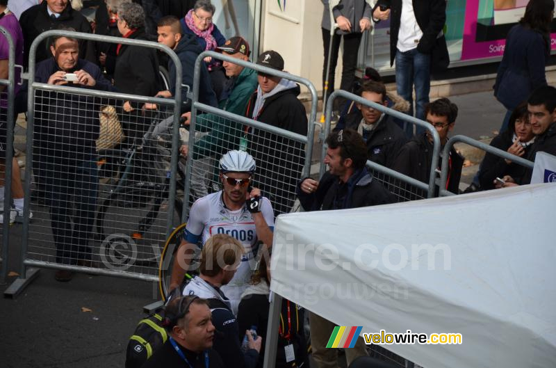 John Degenkolb joins the interview area