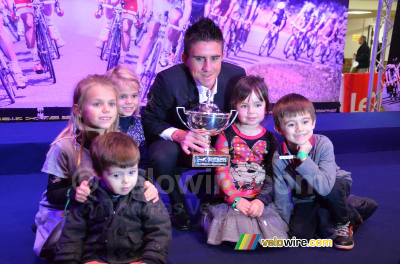 Samuel Dumoulin (AG2R La Mondiale) and some future cyclists?