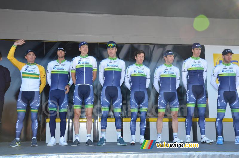 L'équipe Orica-GreenEDGE