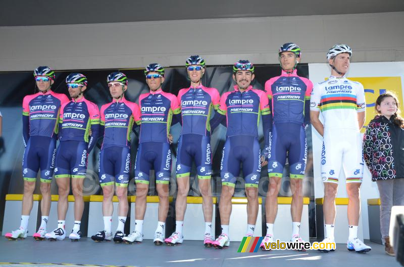 The Lampre-Merida team