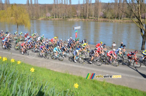 Le peloton longe la Seine (4) (509x)