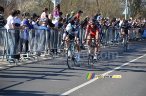 Meersman wins the sprint ahead of Van Avermaet (279x)