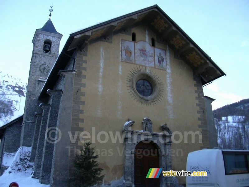 De kerk van Valloire