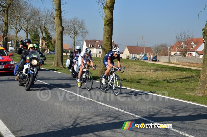 De kopgroep op km 50