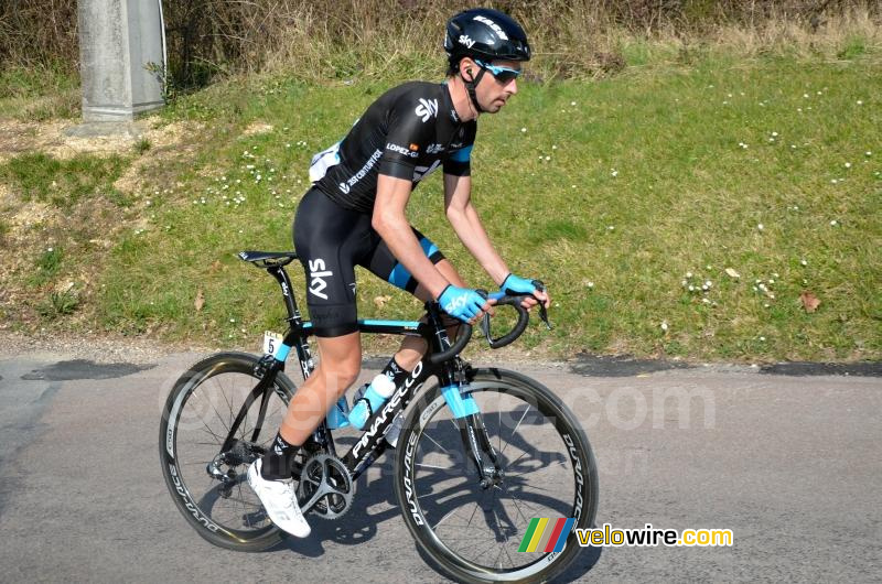 David Lopez Garcia (Team Sky) in Fontenay-sur-Loing