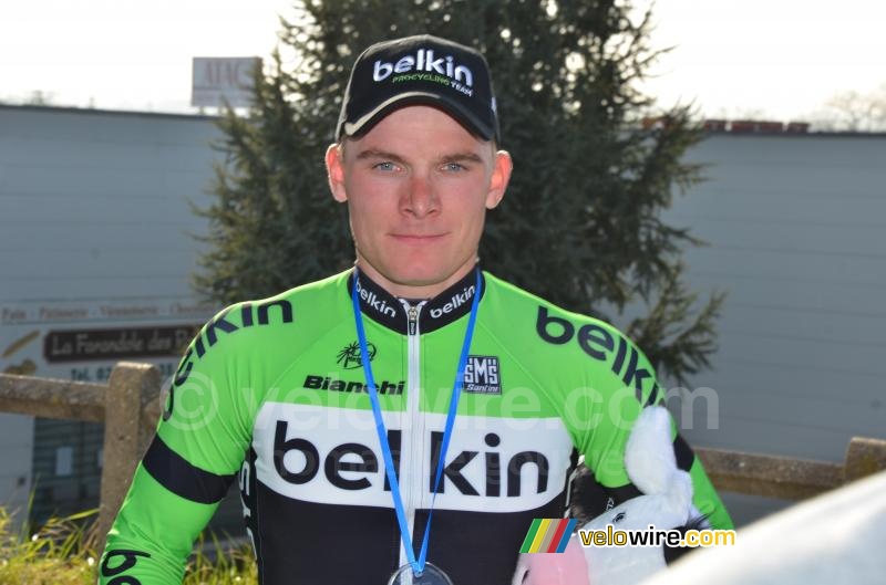 Moreno Hofland (Belkin), blij etappewinnaar