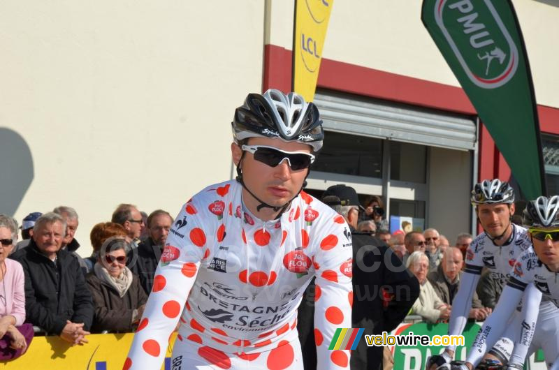 Christophe Laborie (Bretagne-Séché) in a polka dot combi