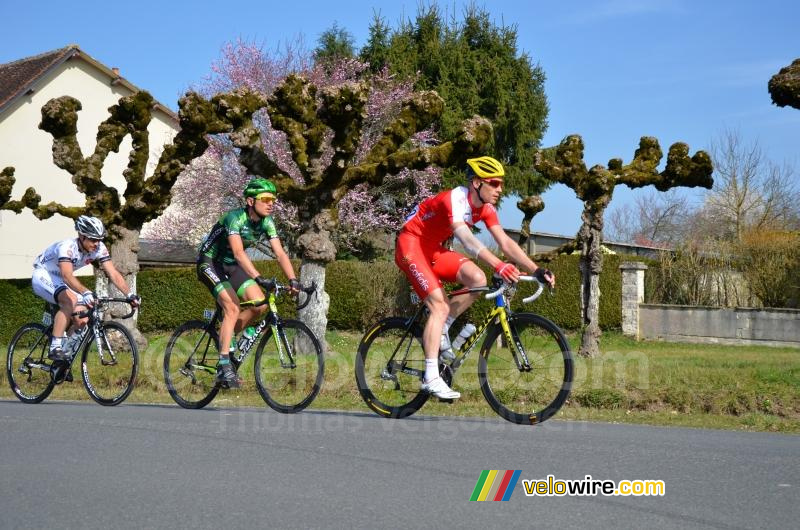 Julien Fouchard, Perrig Qumeneur & Romain Feillu in Saint-Fargeau