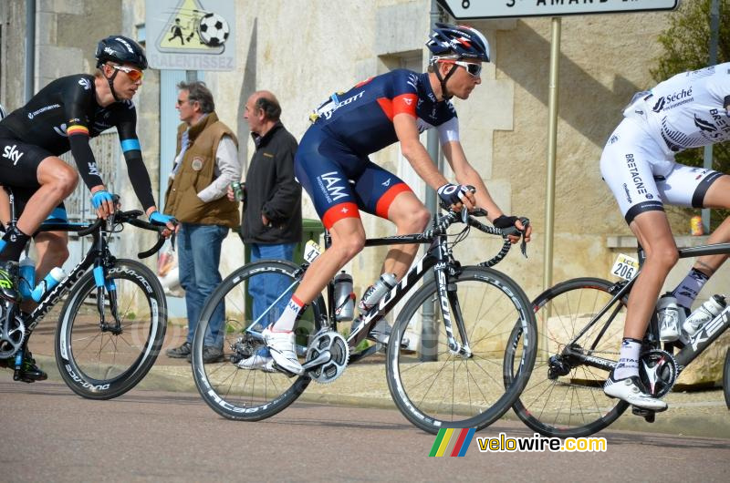 Sébastien Reichenbach (IAM Cycling) in Bouhy