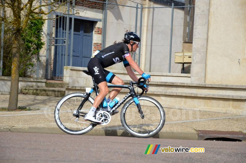 Geraint Thomas (Team Sky) à Bouhy