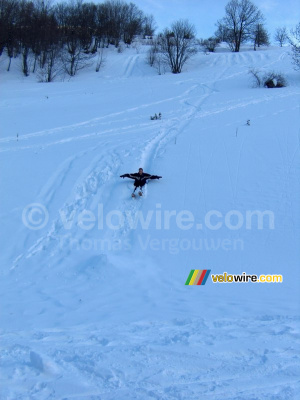 Thomas on the 'slide' (198x)