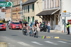 Laurent Didier wins the sprint in Vitry-sur-Loire (484x)