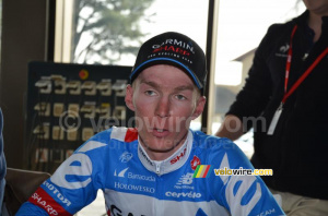 Tom-Jelte Slagter (Garmin-Sharp) en conférence de presse (445x)