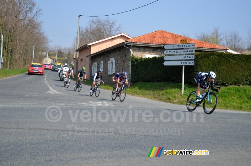 The breakaway in Saint-Etienne-des-Oullières