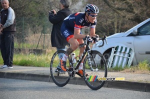Sylvain Chavanel (IAM Cycling) en solitaire à Montbressieux (605x)
