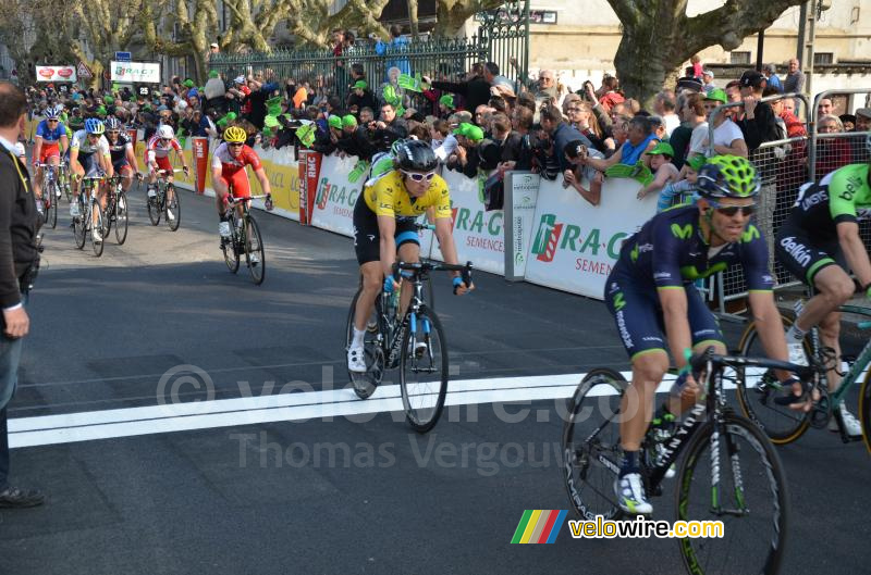 Geraint Thomas (Team Sky) houdt de gele trui