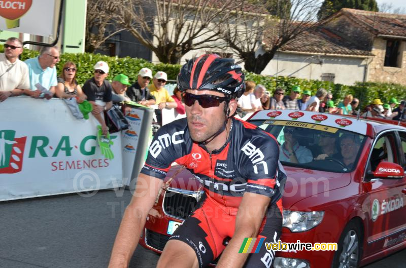 Amaël Moinard (BMC) crosses the line