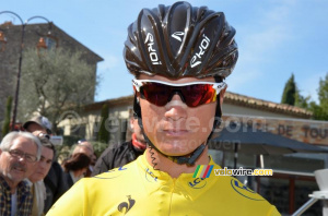 Carlos Betancur (AG2R La Mondiale) en jaune (372x)