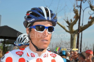 Sylvain Chavanel (IAM Cycling) in the polka dot jersey (462x)