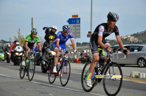 Andy Schleck, Arnold Jeannesson & Jonathan Hivert (355x)