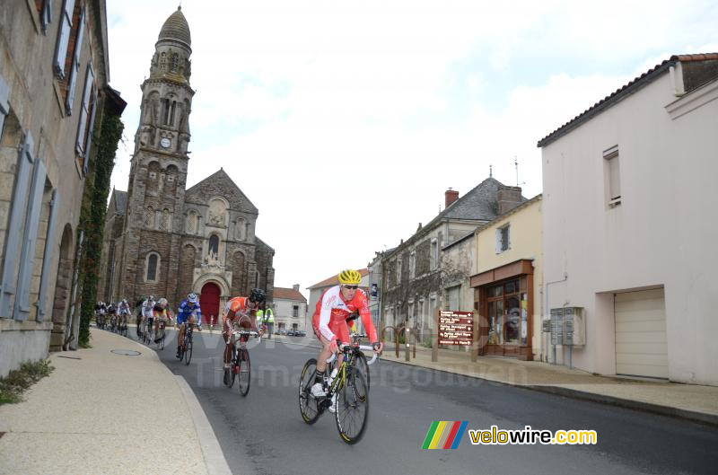 The breakaway at the church of Saint-Fiacre