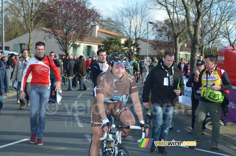Alexis Gougeard (AG2R La Mondiale), happy with his victory