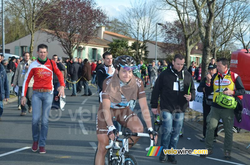 Alexis Gougeard (AG2R La Mondiale), blij met zijn overwinning