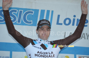 Alexis Gougeard (AG2R La Mondiale), vainqueur sur le podium (421x)