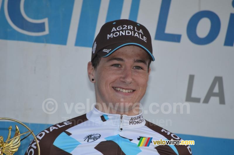 Alexis Gougeard (AG2R La Mondiale), winnaar op het podium (3)