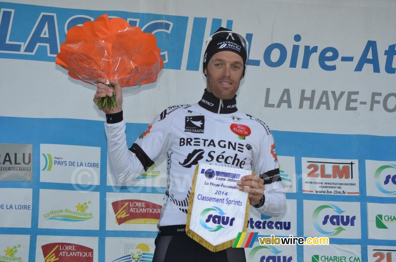 Arnaud Gérard (Bretagne-Séché Environnement), winner of the sprints classification