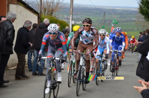 Damien Gaudin (AG2R La Mondiale) sur la Côte du Cimétière (856x)