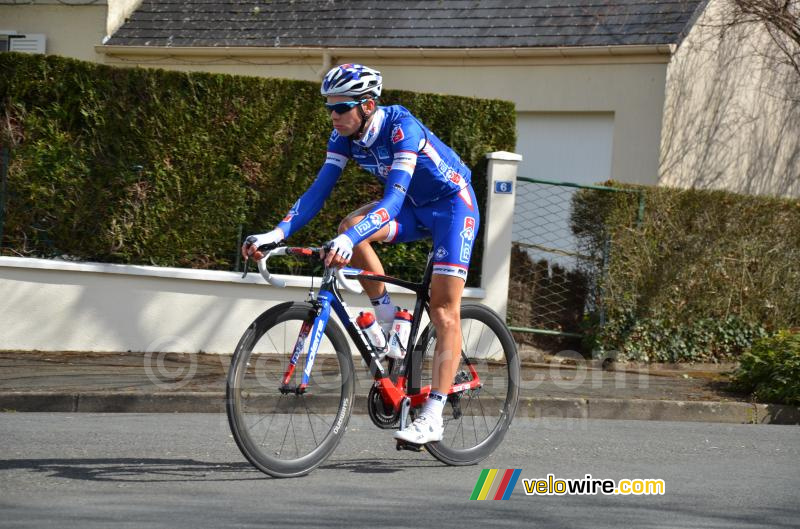 Arnaud Courteille (FDJ.fr) sur la Côte de Chalonnes