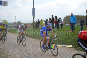 David Boucher (FDJ.fr) in the breakaway (550x)