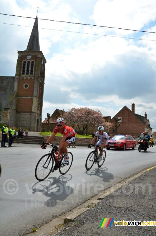 Kenny Dehaes (Lotto-Belisol) à Verchain-Maugré