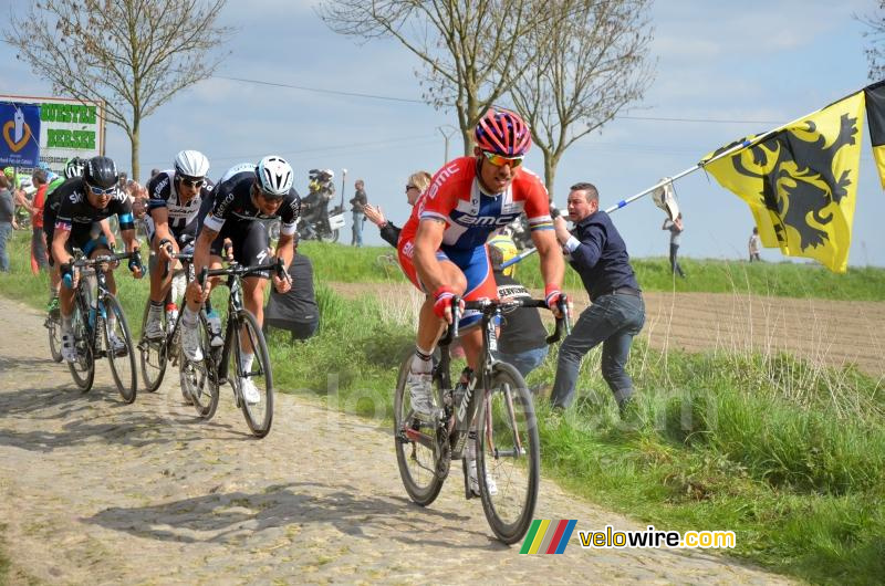 Thor Hushovd (BMC) & Tom Boonen (OPQS)