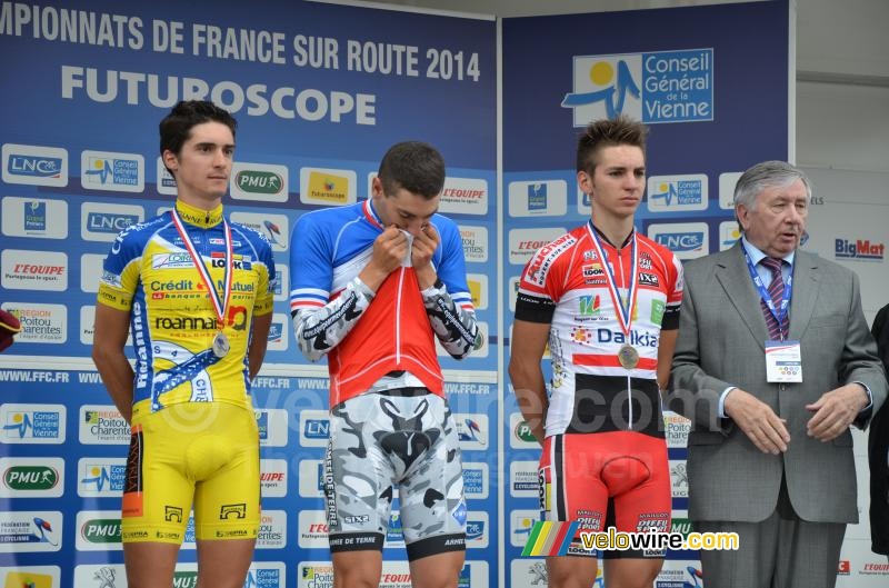 Yann Guyot (Armée de Terre) savours his champion's jersey