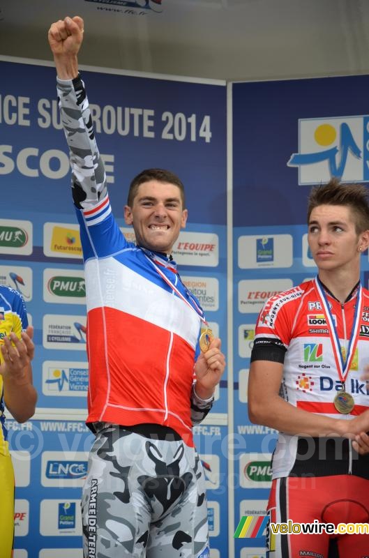 Yann Guyot (Armée de Terre) blij met zijn gouden medaille