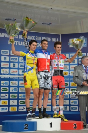 The podium of the French Championships amateurs: Mainard, Guyot & Turgis (2) (234x)