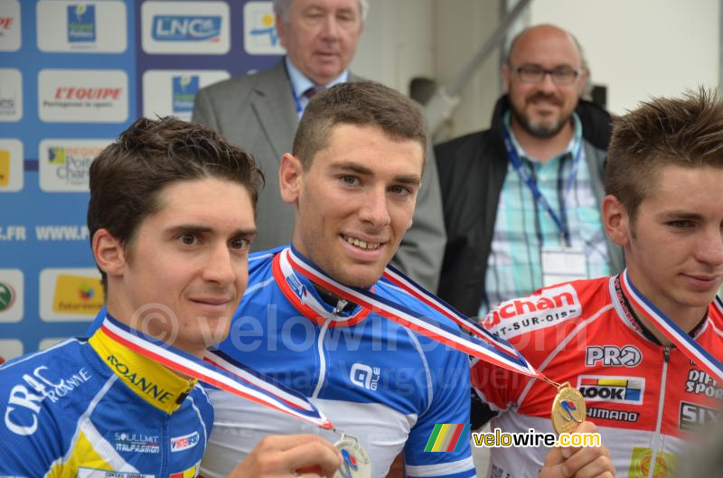 Yann Guyot (Arme de Terre) en zijn gouden medaille