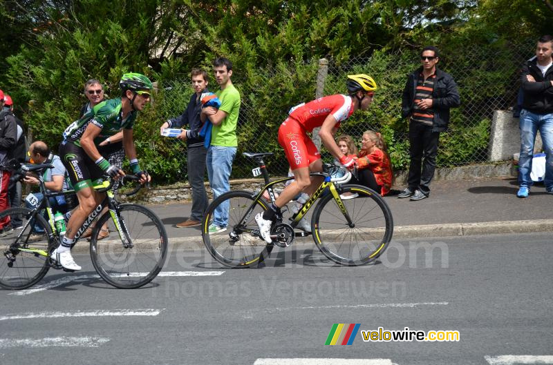 Nicolas Edet (Cofidis) & Perrig Quemeneur (Europcar)