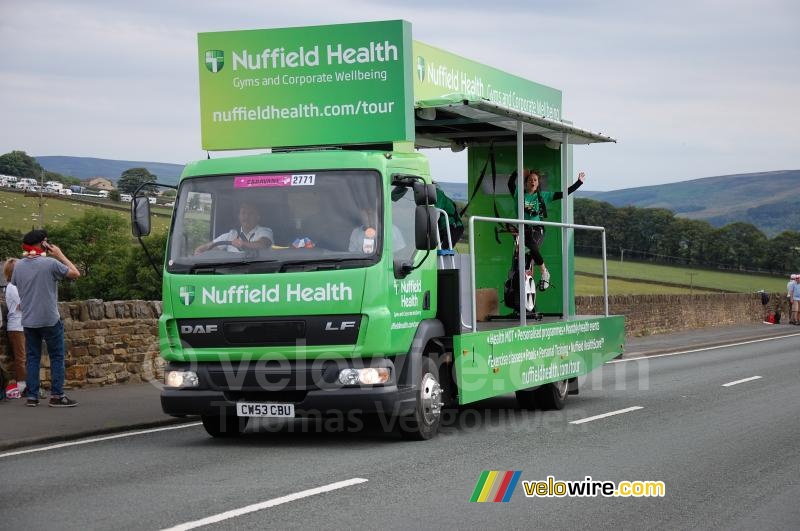 De Nuffield Health reclamecaravaan (2)
