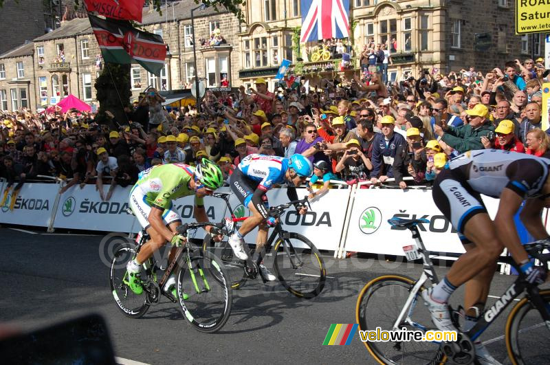 Peter Sagan & Ramunas Navardauskas halen Marcel Kittel niet meer in