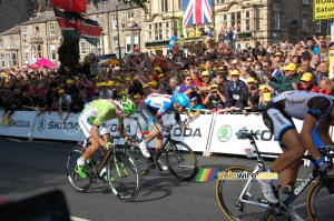 Peter Sagan & Ramunas Navardauskas can't catch up with Marcel Kittel (410x)