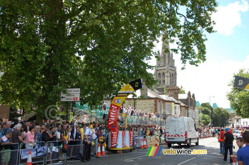 The start line in Cambridge