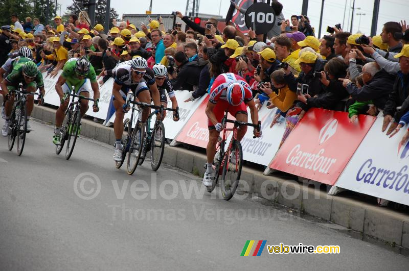 Marcel Kittel op weg naar zijn 2de overwinning